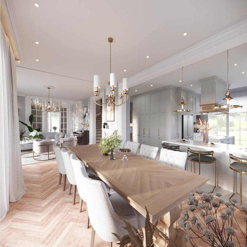 Projekt gleaming home, ujęcie 5 — projekt willi, Kraków, projekt buKadesign