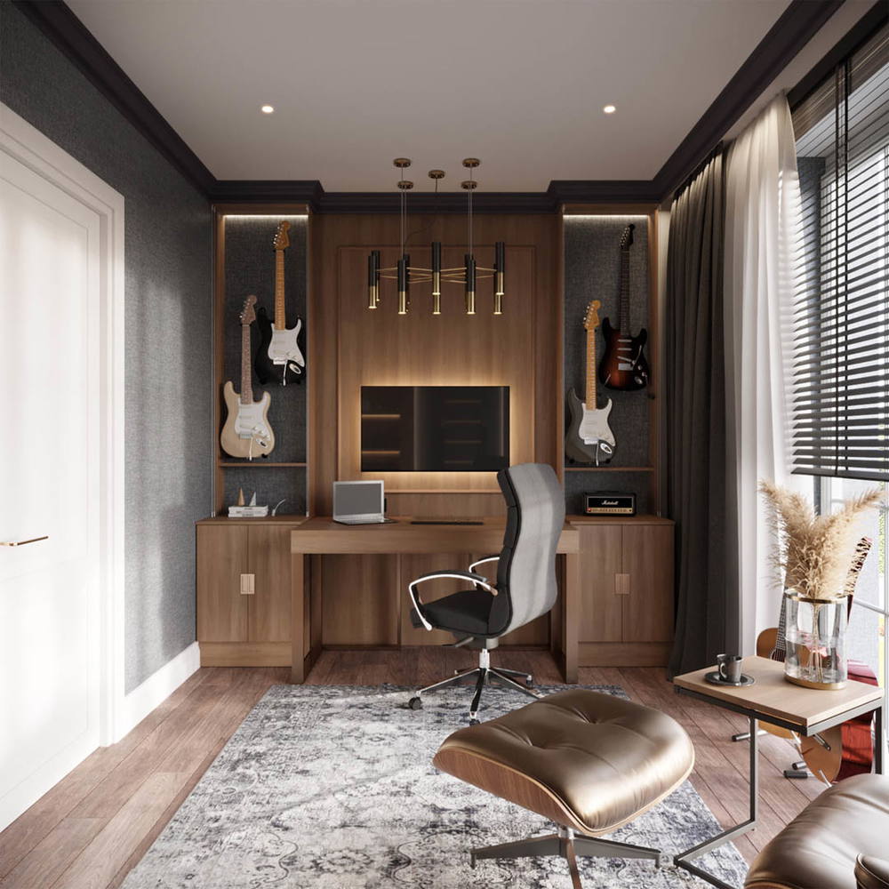 Projekt gleaming home, ujęcie 9 — projekt willi, Kraków, projekt buKadesign