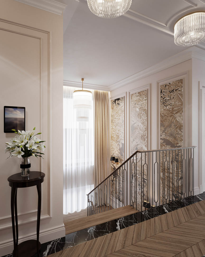 Golden touch, ujęcie 12 — projekt willi, Kraków, projekt buKadesign