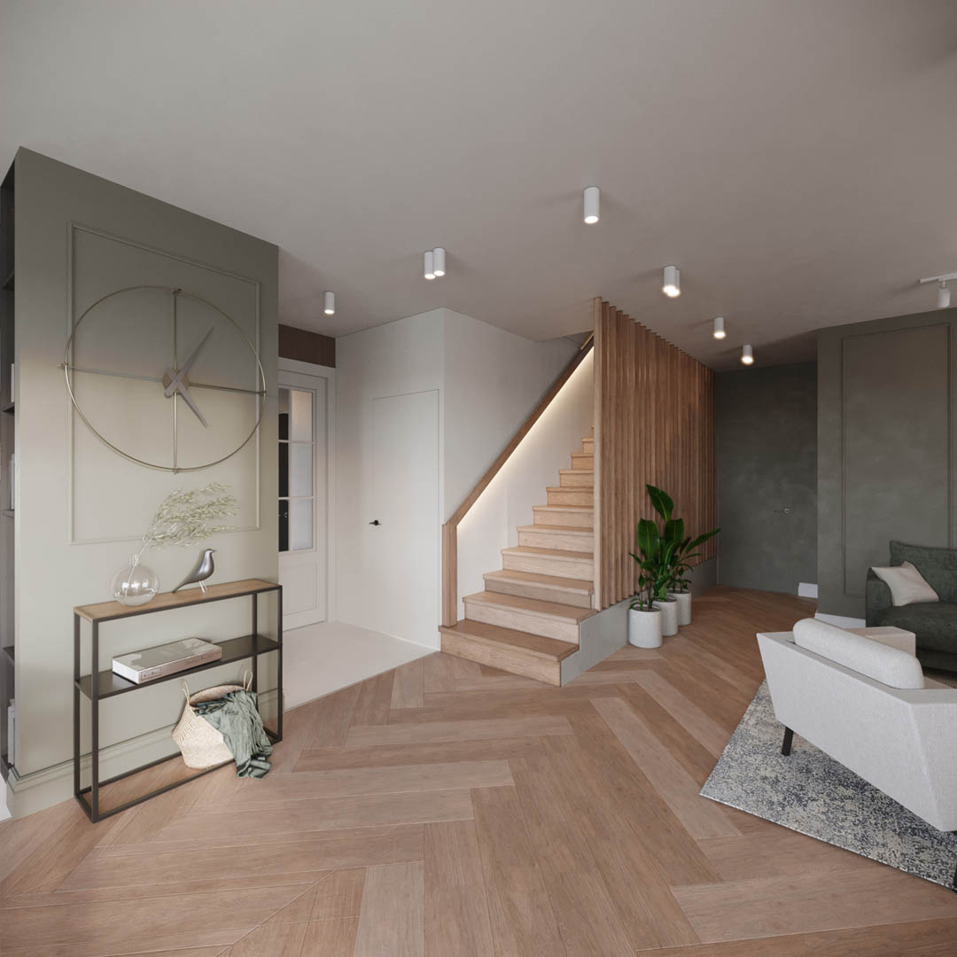 Projekt harmony, ujęcie 9 — projekt domu jednorodzinnego, Kraków, projekt buKadesign