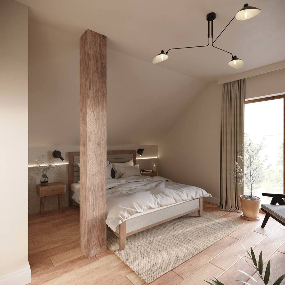 Projekt harmony, ujęcie 12 — projekt domu jednorodzinnego, Kraków, projekt buKadesign