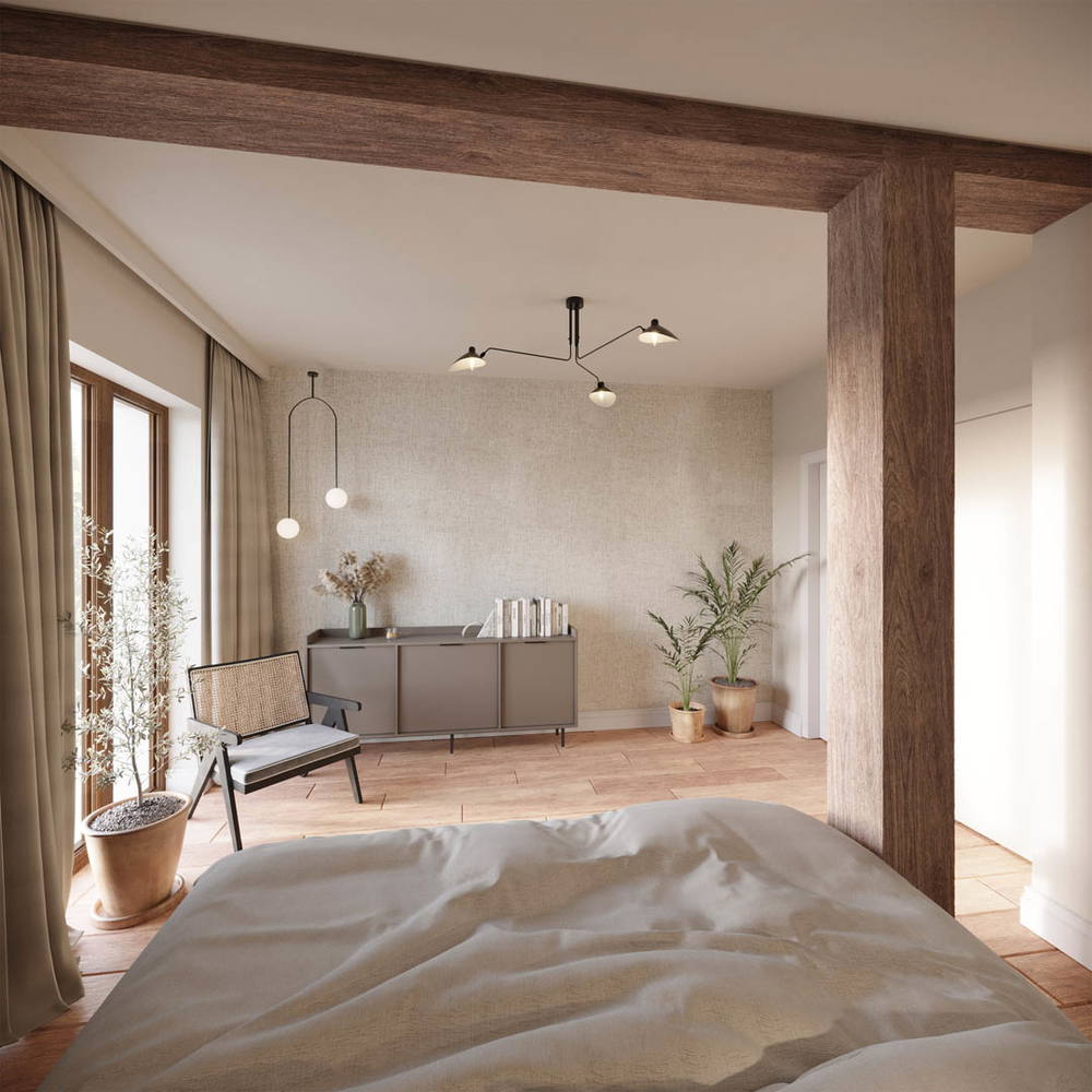 Projekt harmony, ujęcie 14 — projekt domu jednorodzinnego, Kraków, projekt buKadesign