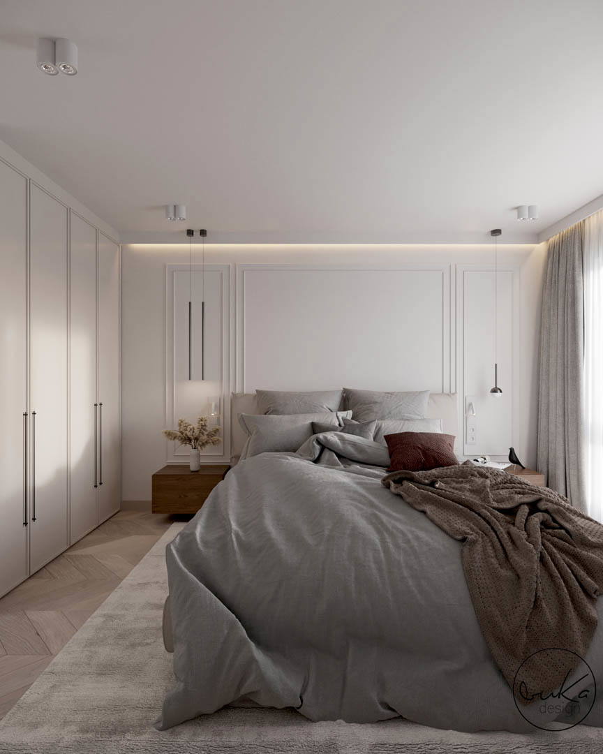 Minimalist heaven, ujęcie 7 — projekt apartamentu, Kraków, projekt buKadesign