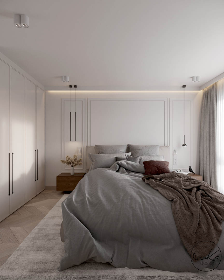 Minimalist heaven, ujęcie 7 — projekt apartamentu, Kraków, projekt buKadesign