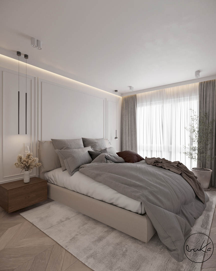 Minimalist heaven, ujęcie 8 — projekt apartamentu, Kraków, projekt buKadesign