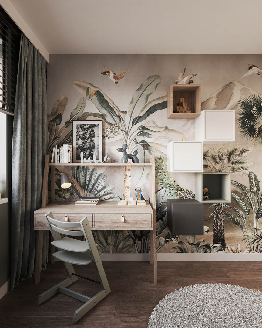 Modern industrial, ujęcie 16 — projekt apartamentu, Kraków, projekt buKadesign