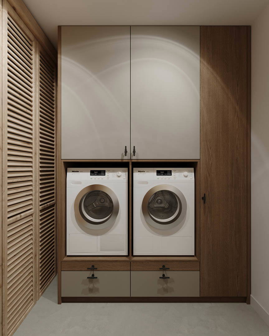 Modern tranquility oasis, ujęcie 17 — projekt domu jednorodzinnego, Kraków, projekt buKadesign
