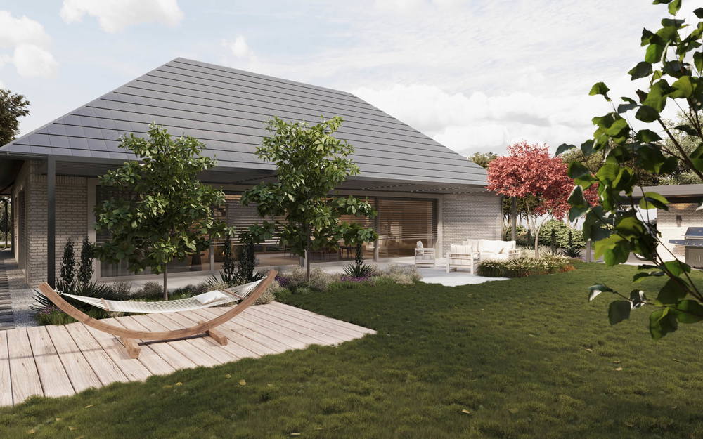 Modern tranquility oasis, ujęcie 18 — projekt domu jednorodzinnego, Kraków, projekt buKadesign