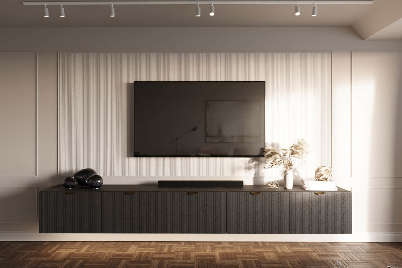 Mysterious classic, ujęcie 3 — projekt apartamentu, Kraków, projekt buKadesign