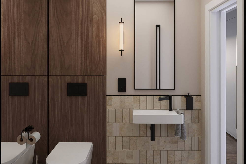 Mysterious classic, ujęcie 5 — projekt apartamentu, Kraków, projekt buKadesign