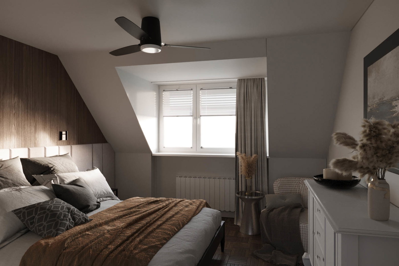 Mysterious classic, ujęcie 7 — projekt apartamentu, Kraków, projekt buKadesign