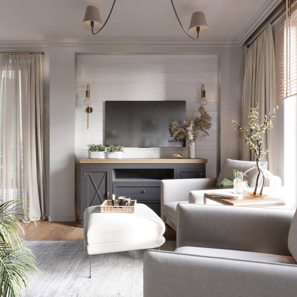 Rustic modernity, ujęcie 7 — projekt domu jednorodzinnego, Kraków, projekt buKadesign