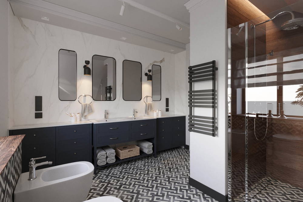 Rustic modernity, ujęcie 8 — projekt domu jednorodzinnego, Kraków, projekt buKadesign