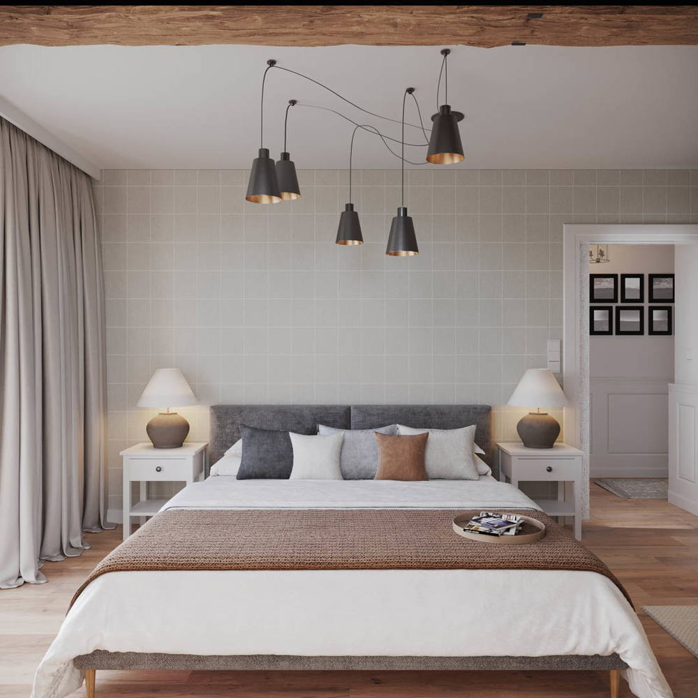 Rustic modernity, ujęcie 10 — projekt domu jednorodzinnego, Kraków, projekt buKadesign
