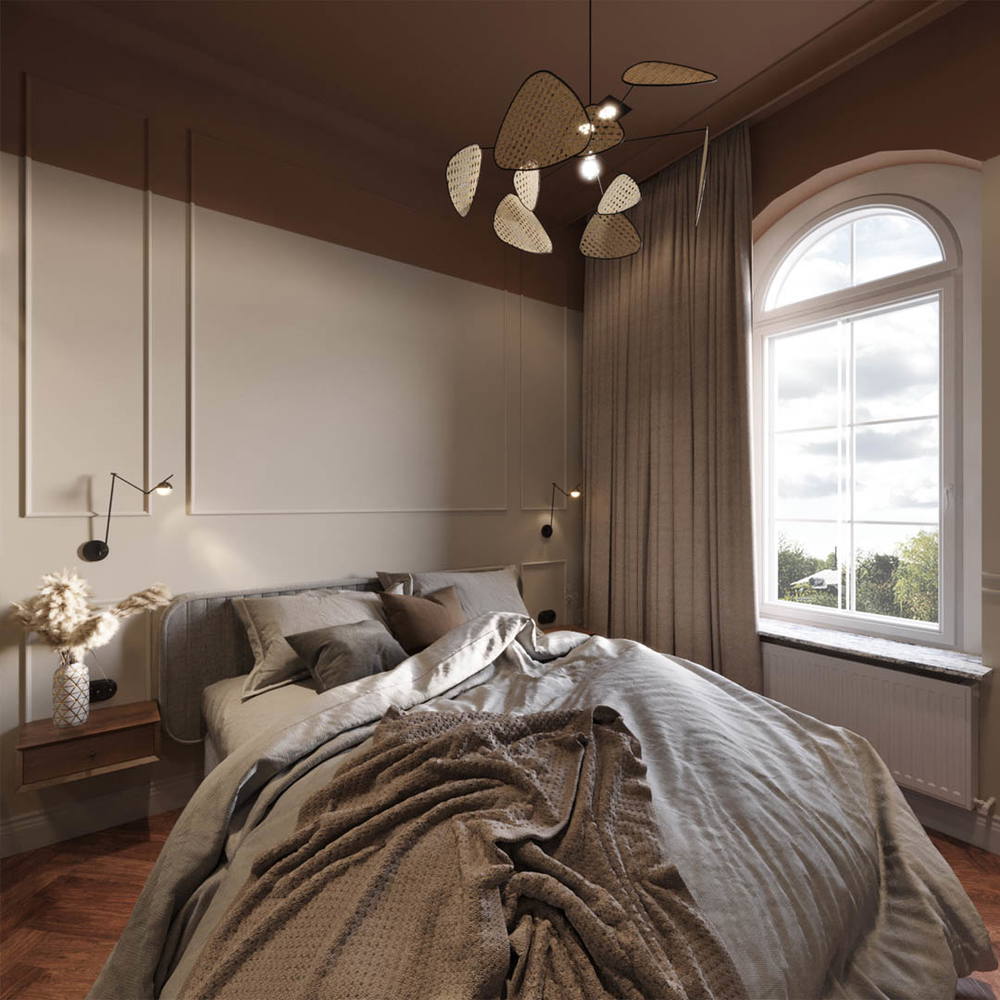 Vintage charm, ujęcie 12 — projekt apartamentu, Kraków, projekt buKadesign