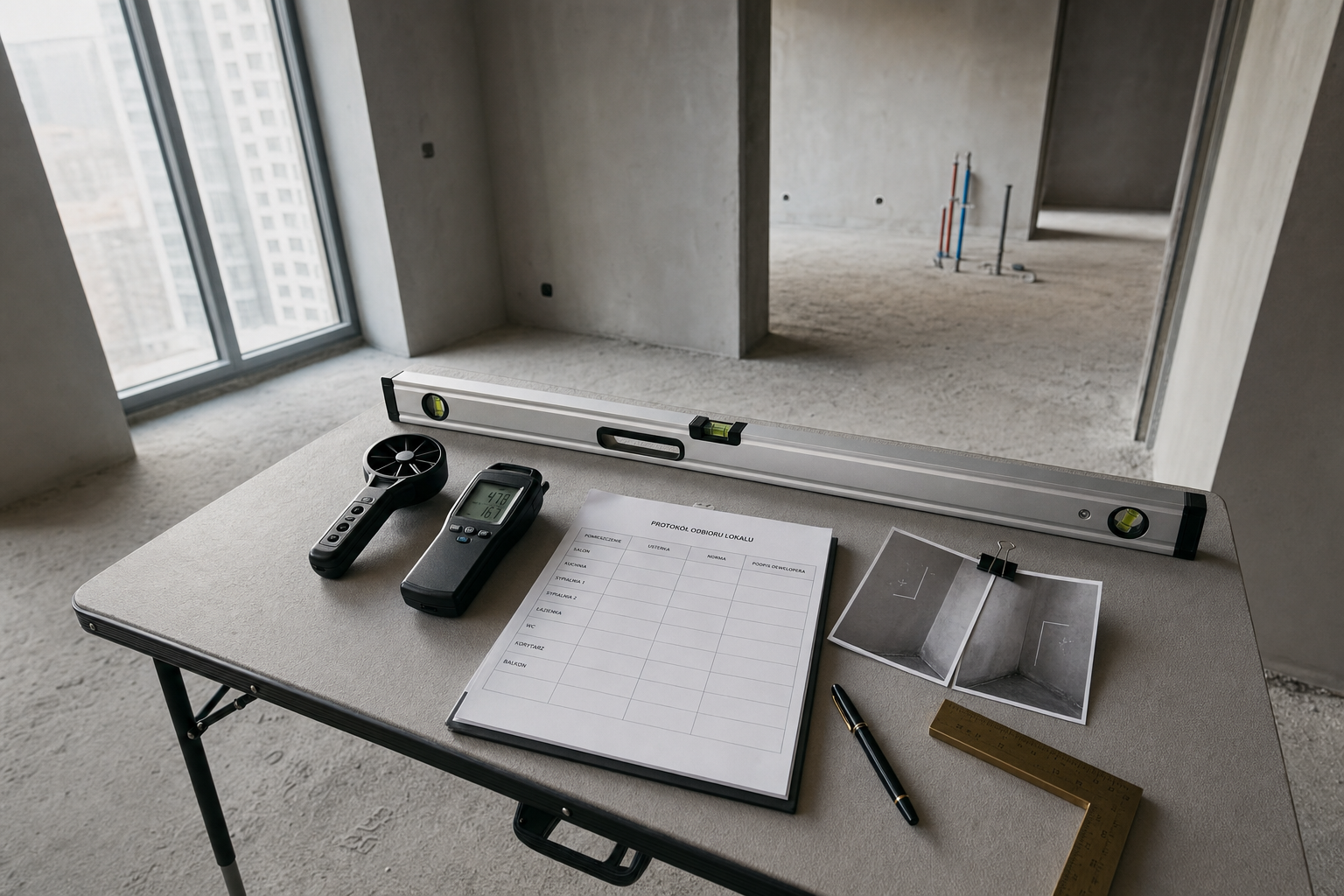 Odbiór mieszkania typu apartmentLarge — przykład